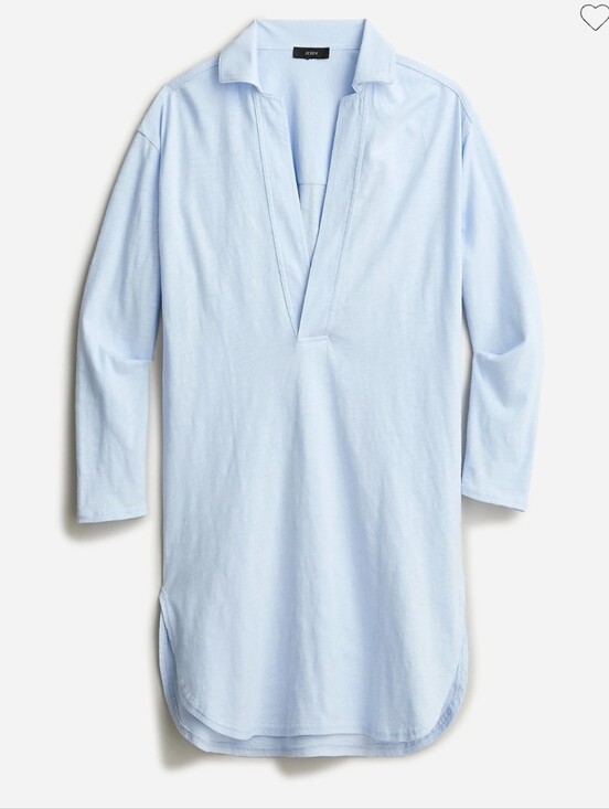 J. Crew Dresses & Skirts - ❤️ NWT! J CREW V-NECK SLUB COTTON TUNIC DRESS, LARGE